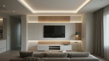 5 False Ceiling Design Ideas for TV Wall