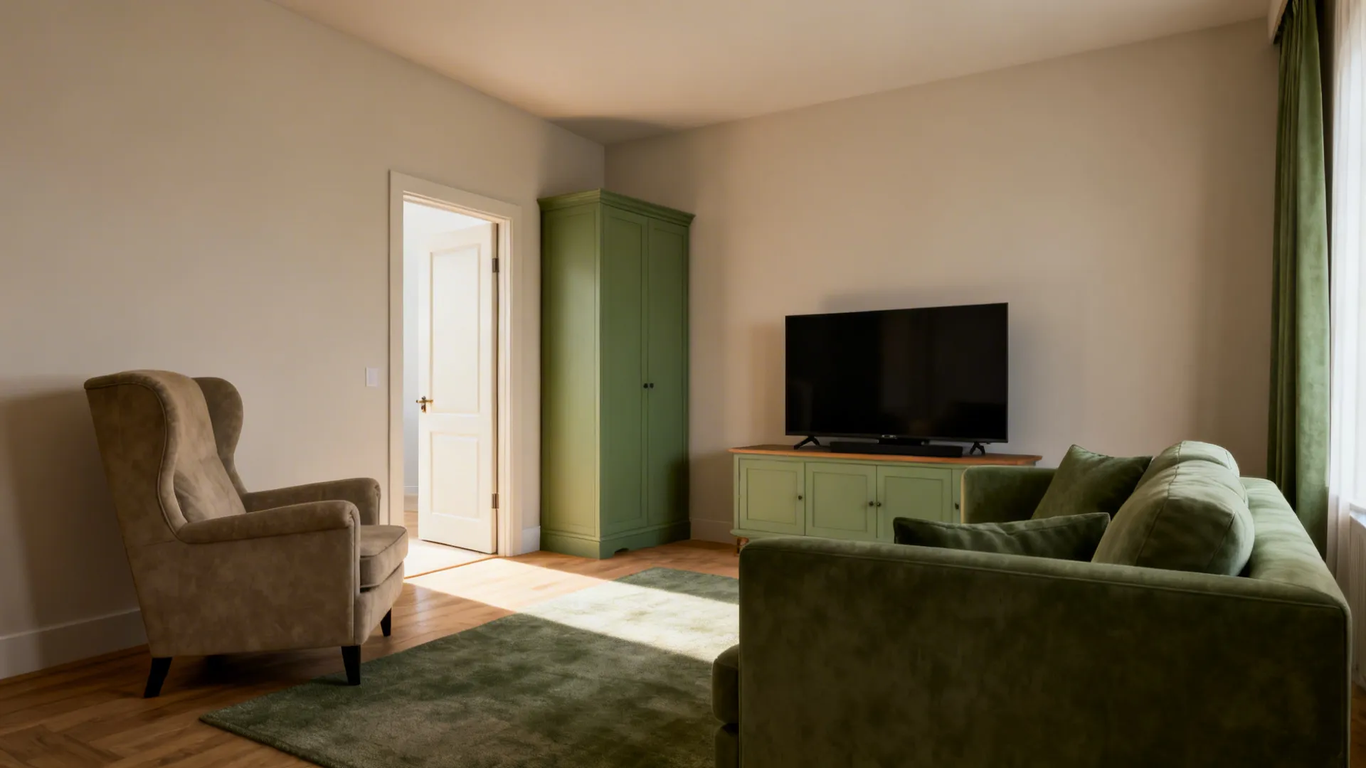 2. Create a clear command position for the TV and main seating