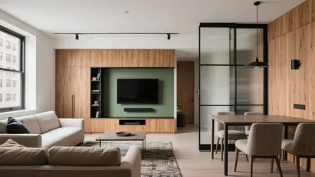 5 Small Living Room Ideas with TV and Dining Table