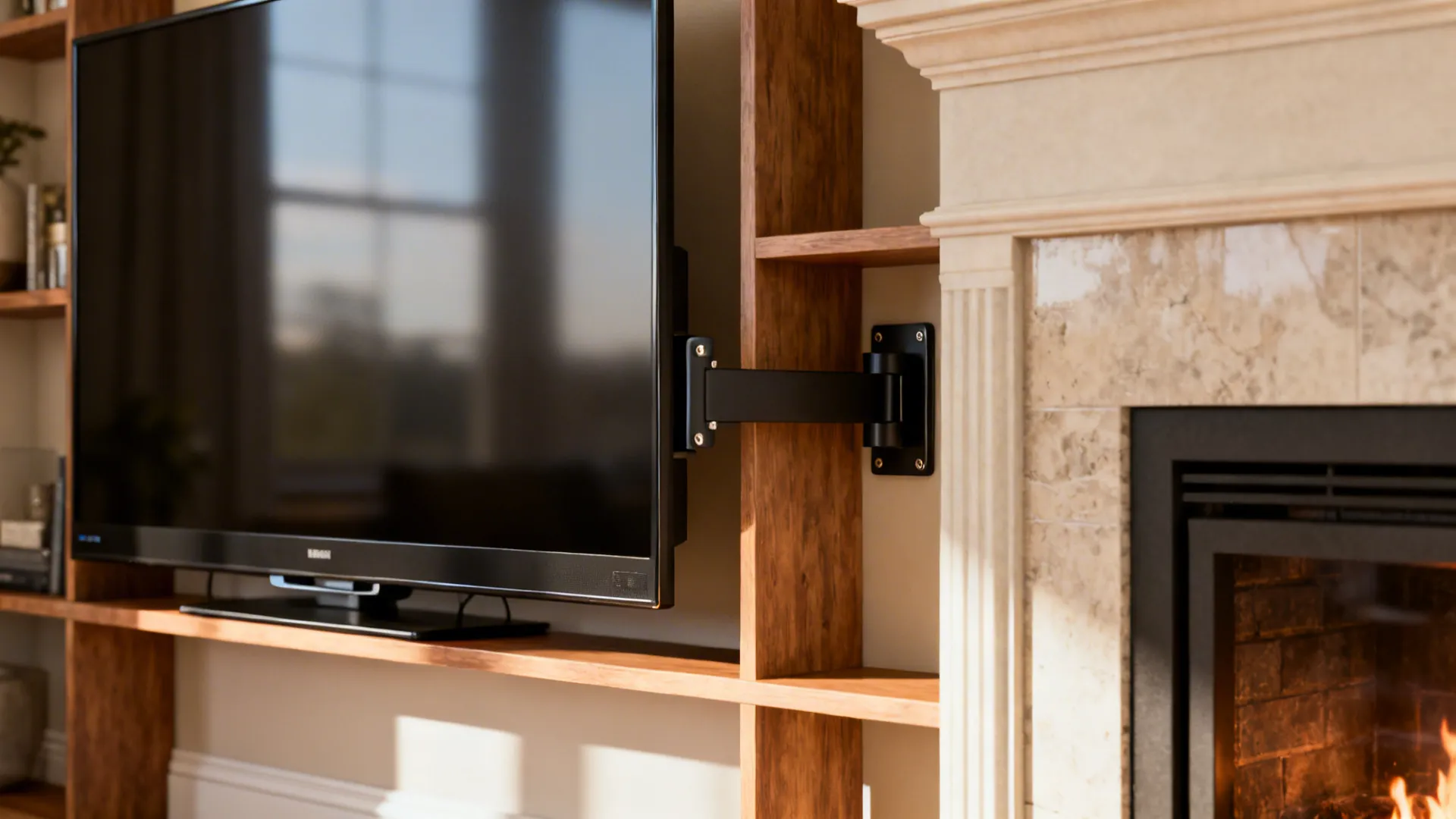 4. TV and Fireplace Dual Focus