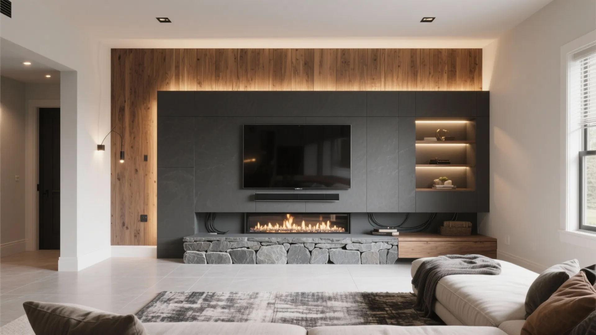 DIY TV and Fireplace Wall: A Step-by-Step Guide: Fast-Track Your Living Room Makeover—Dramatic Results in Minutes