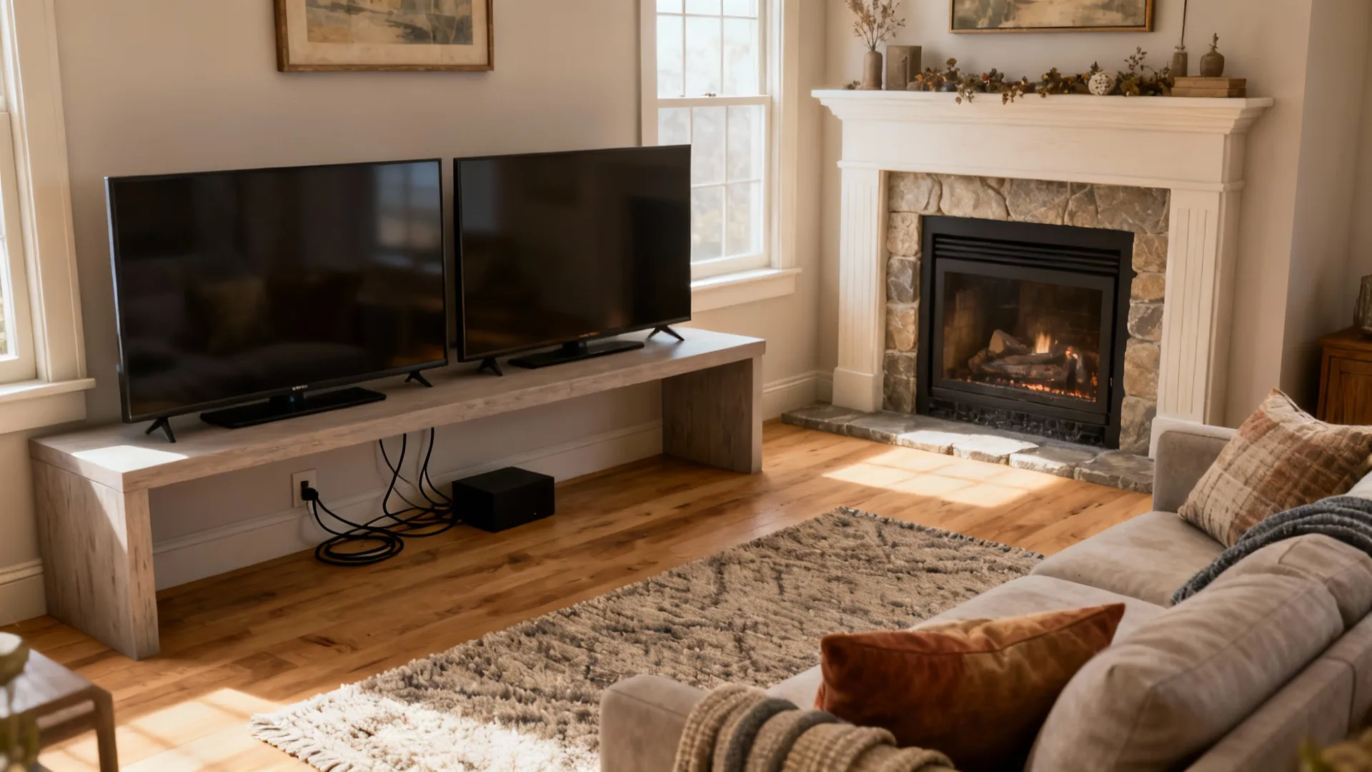 5 TV Placement Ideas for Living Rooms with Fireplaces