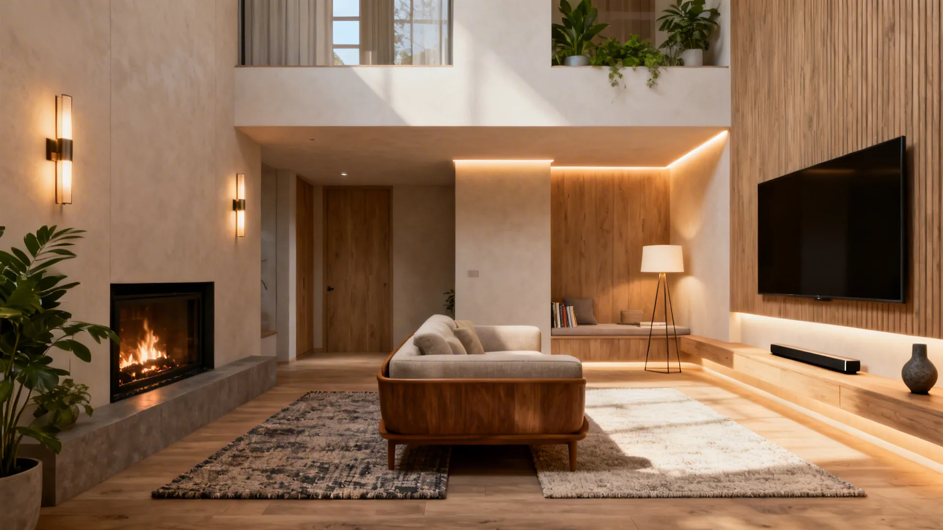 5 Living Room Layouts: Fireplace & TV on Different Walls