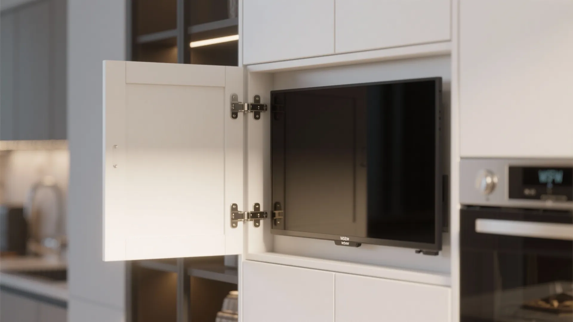 2. Inside a Cabinet Door