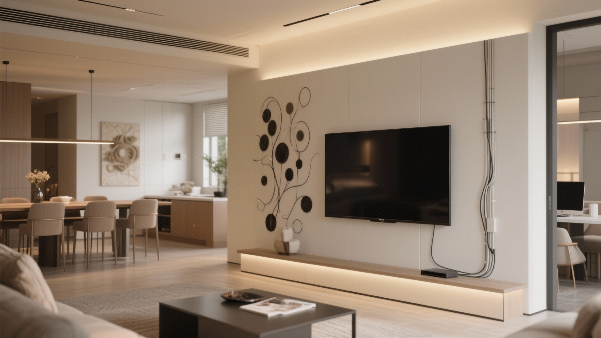 10 Living Room Half Wall Ideas