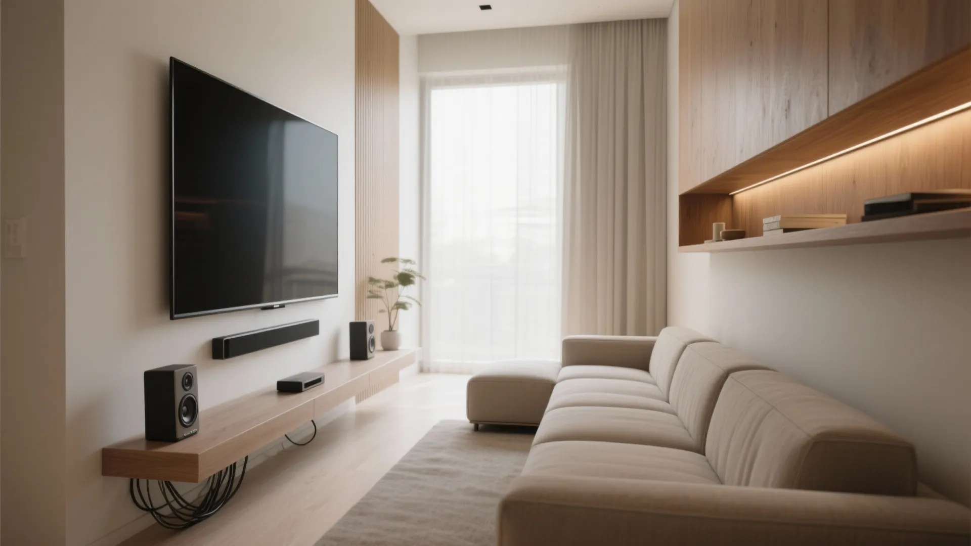 Small Rectangle Living Room Layout — 5 Ideas: Practical layout ideas for fitting a TV into a narrow rectangular living room