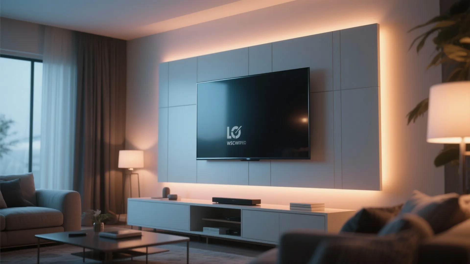 8. Glow Behind TV Panels