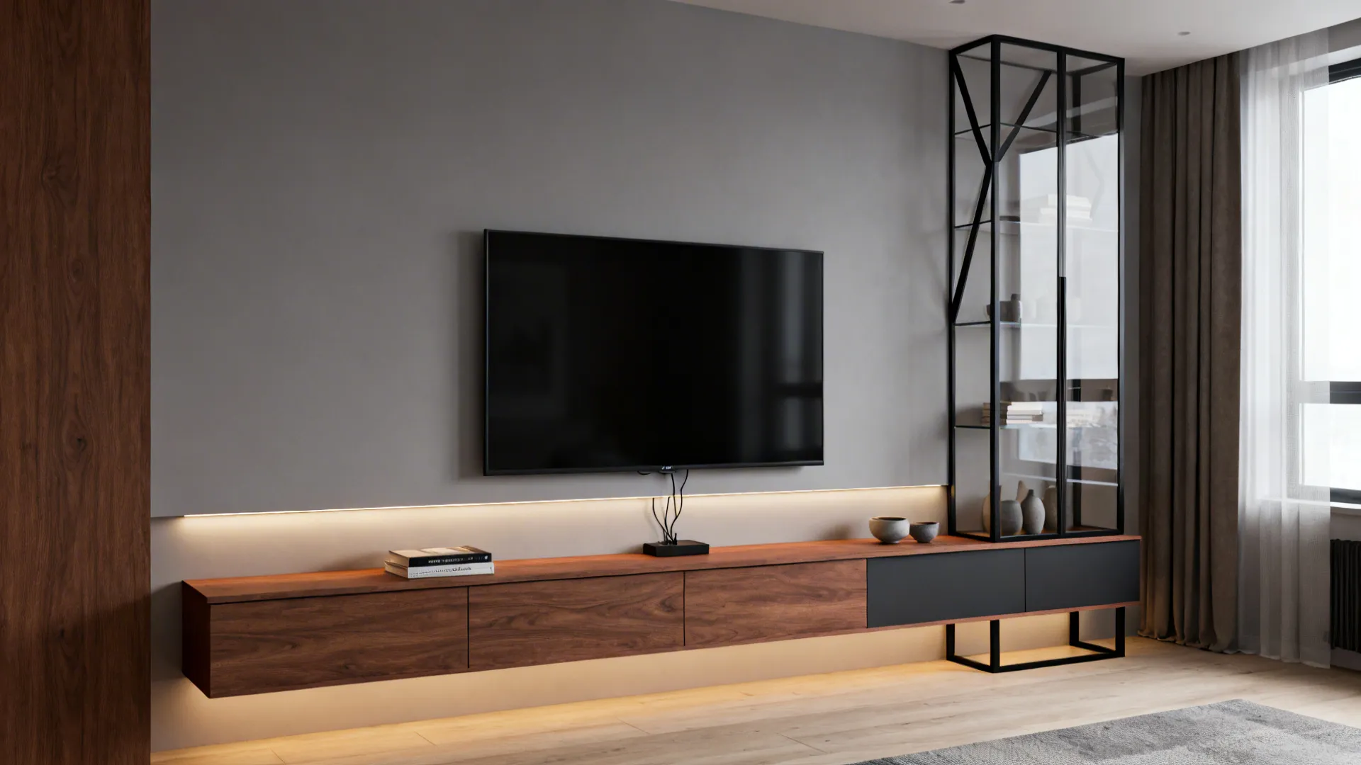 5 TV Stand with Showcase Designs for Living Rooms