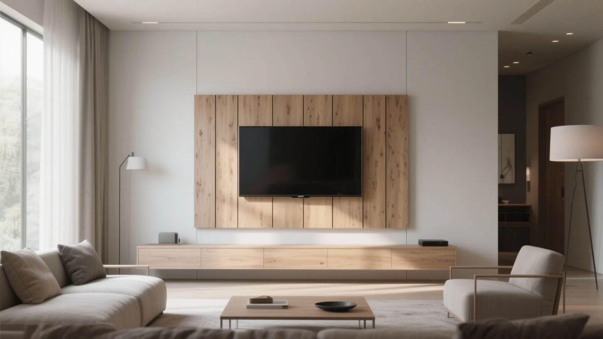 Hidden Behind Sliding Panels