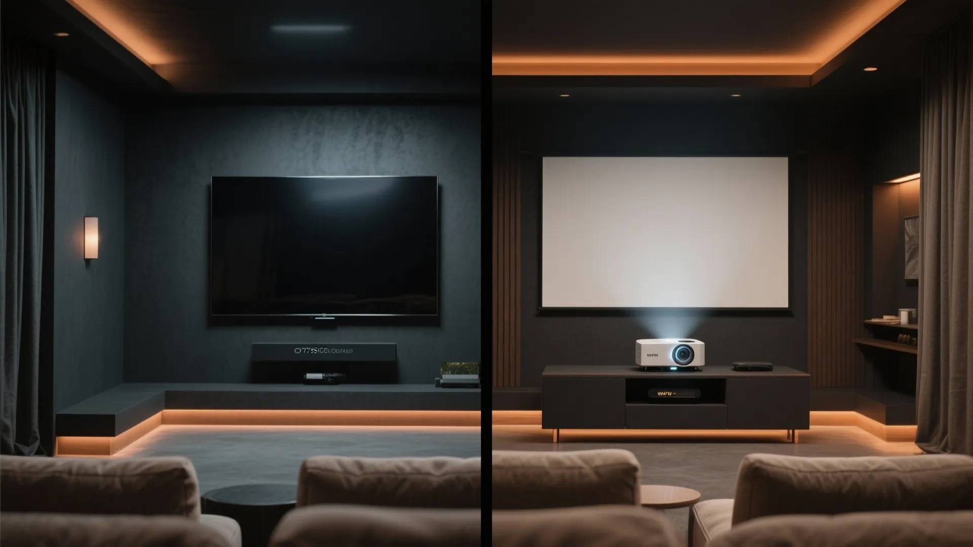 Short-Throw Projection, Big TV, or Hybrid?