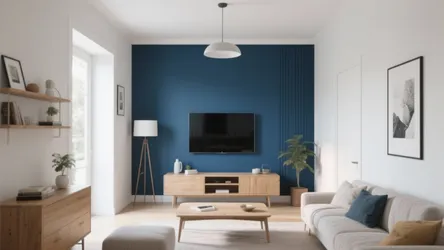 5 Simple TV Wall Paint Design Ideas