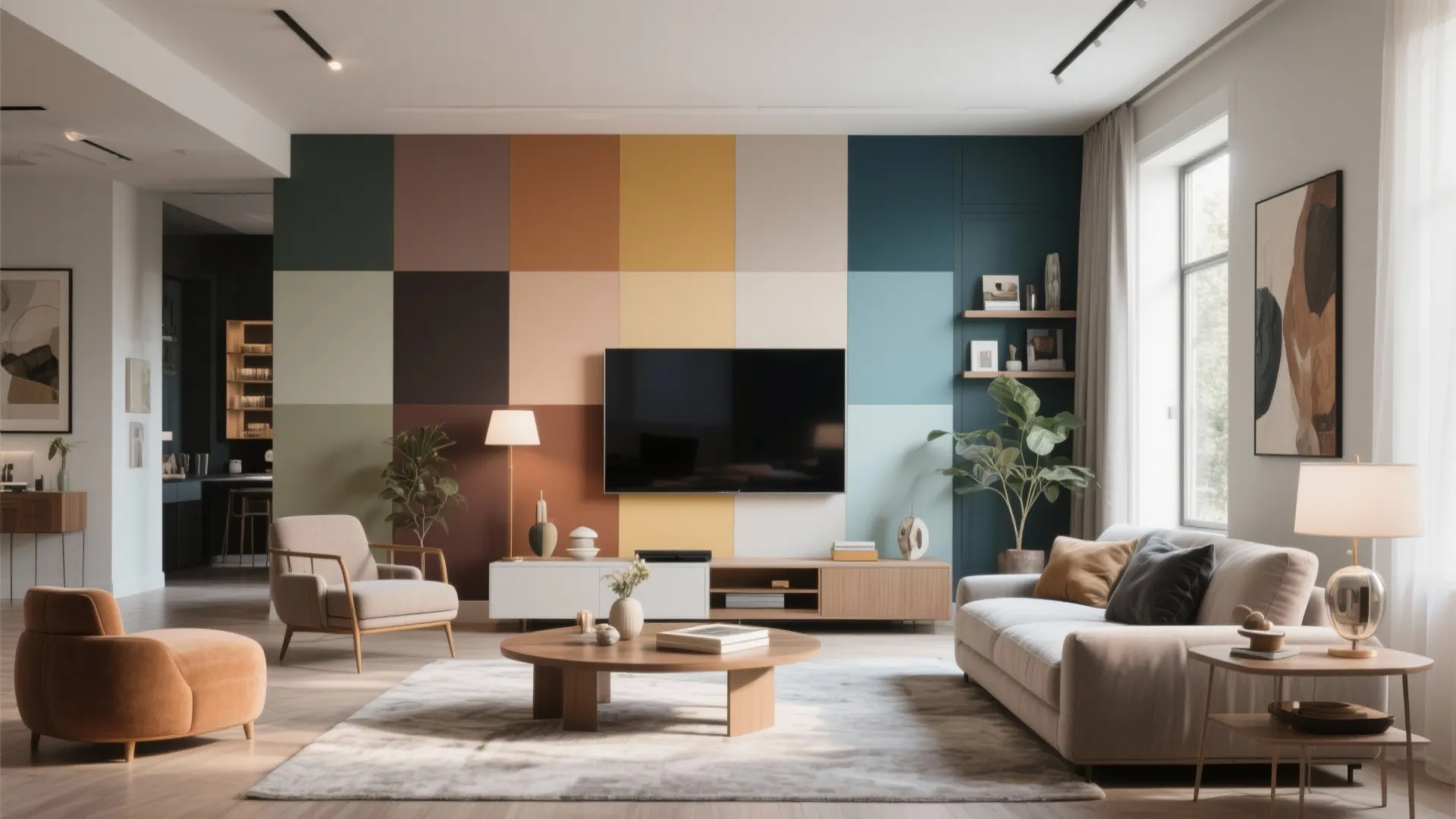TV Wall Paint Color Ideas for Stunning Living Rooms: 1 Minute to Transform Your TV Wall with Colorful Paint Ideas