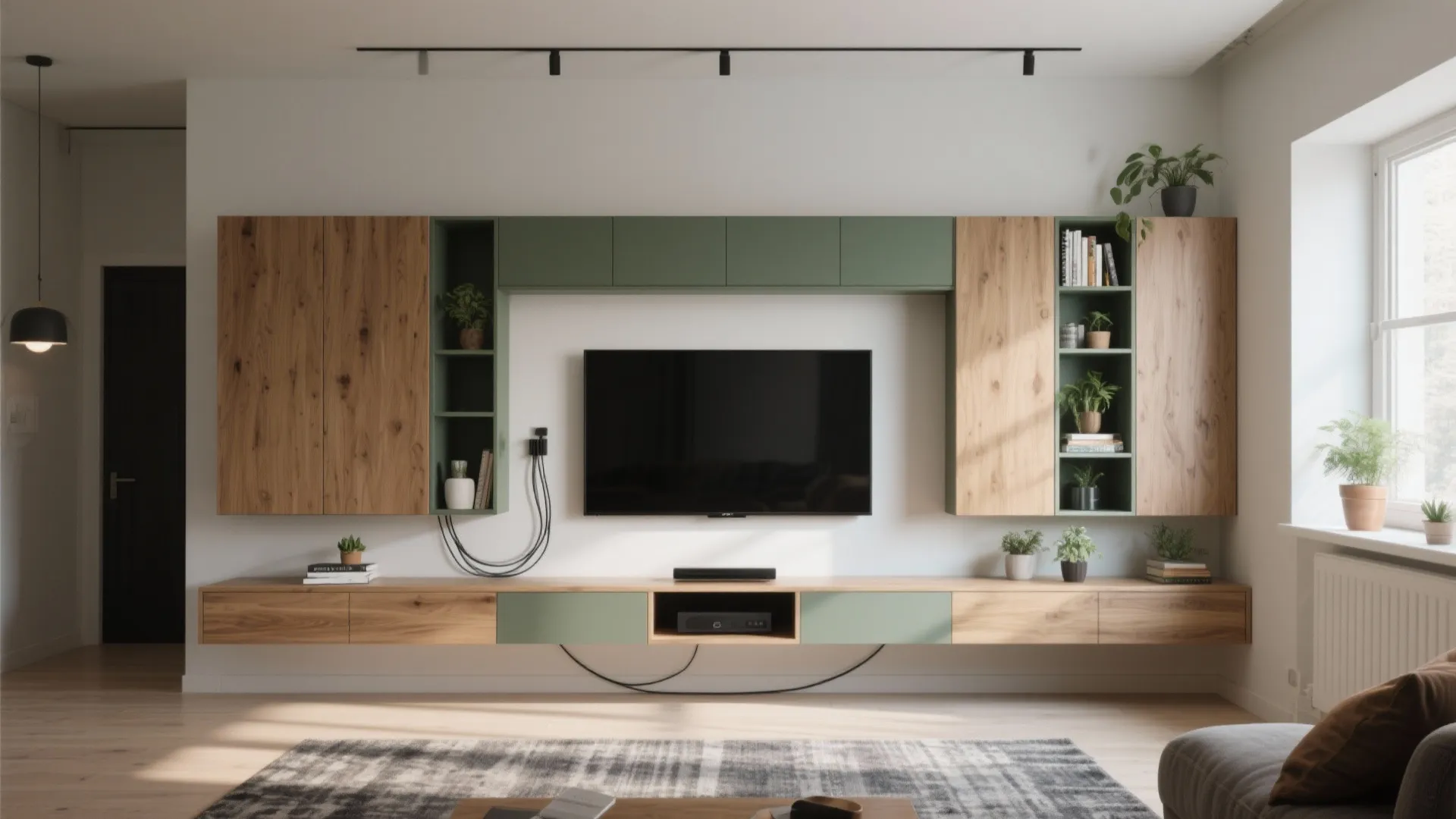 5 Interior Design TV Wall Units Ideas: Small-space media walls that blend storage, style, and smart wiring