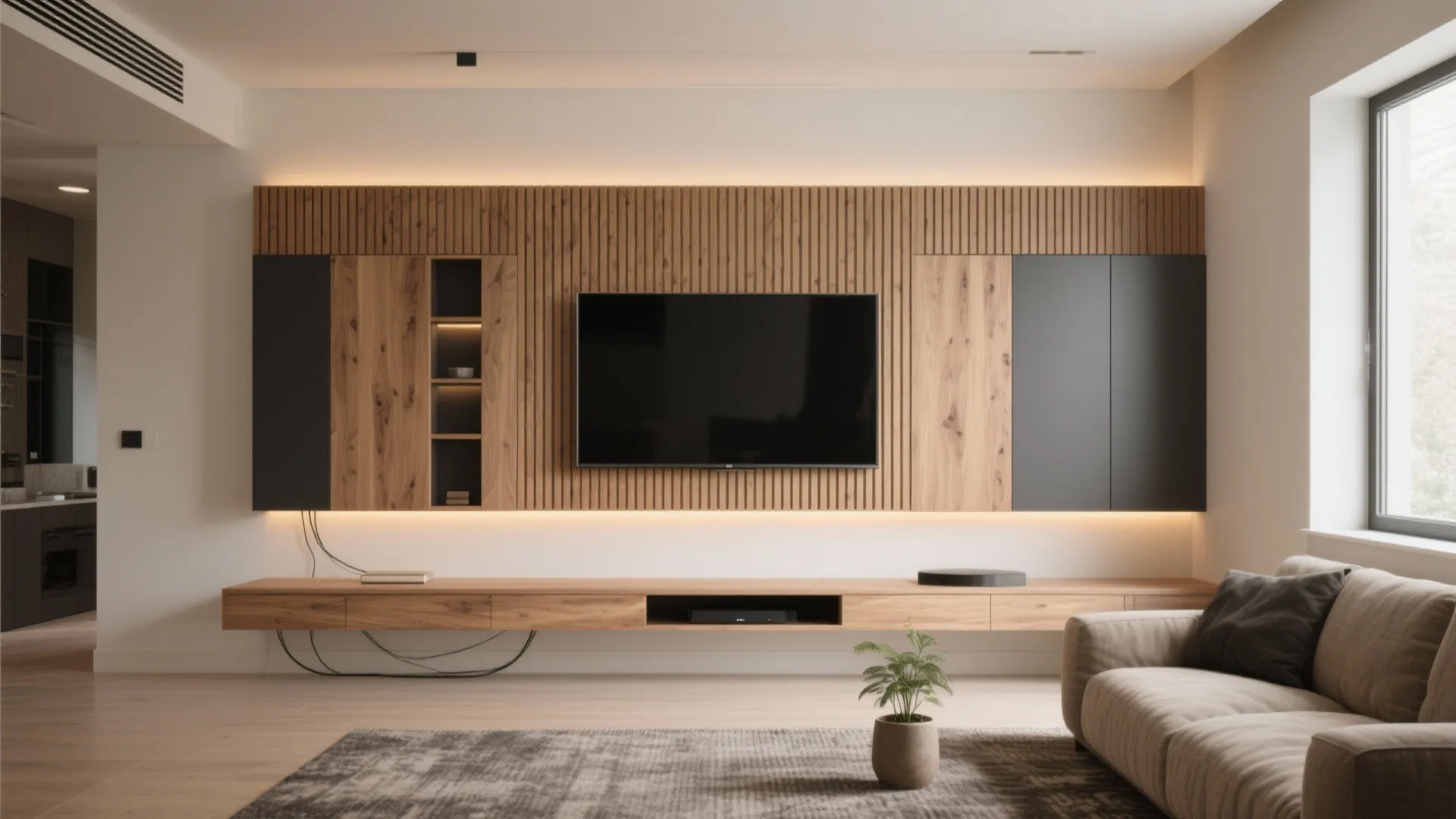 5 Living Room TV Wall Ideas from a Designer: Pro-level, small-space smart upgrades for a TV wall that looks great and works even better