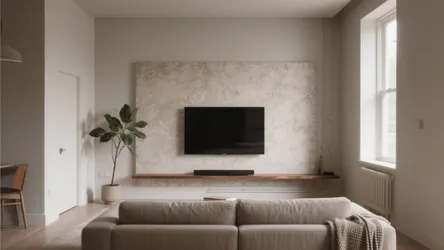 5 Texture Paint Designs for TV Wall