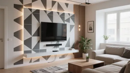 5 TV Wall Wallpaper Design Ideas