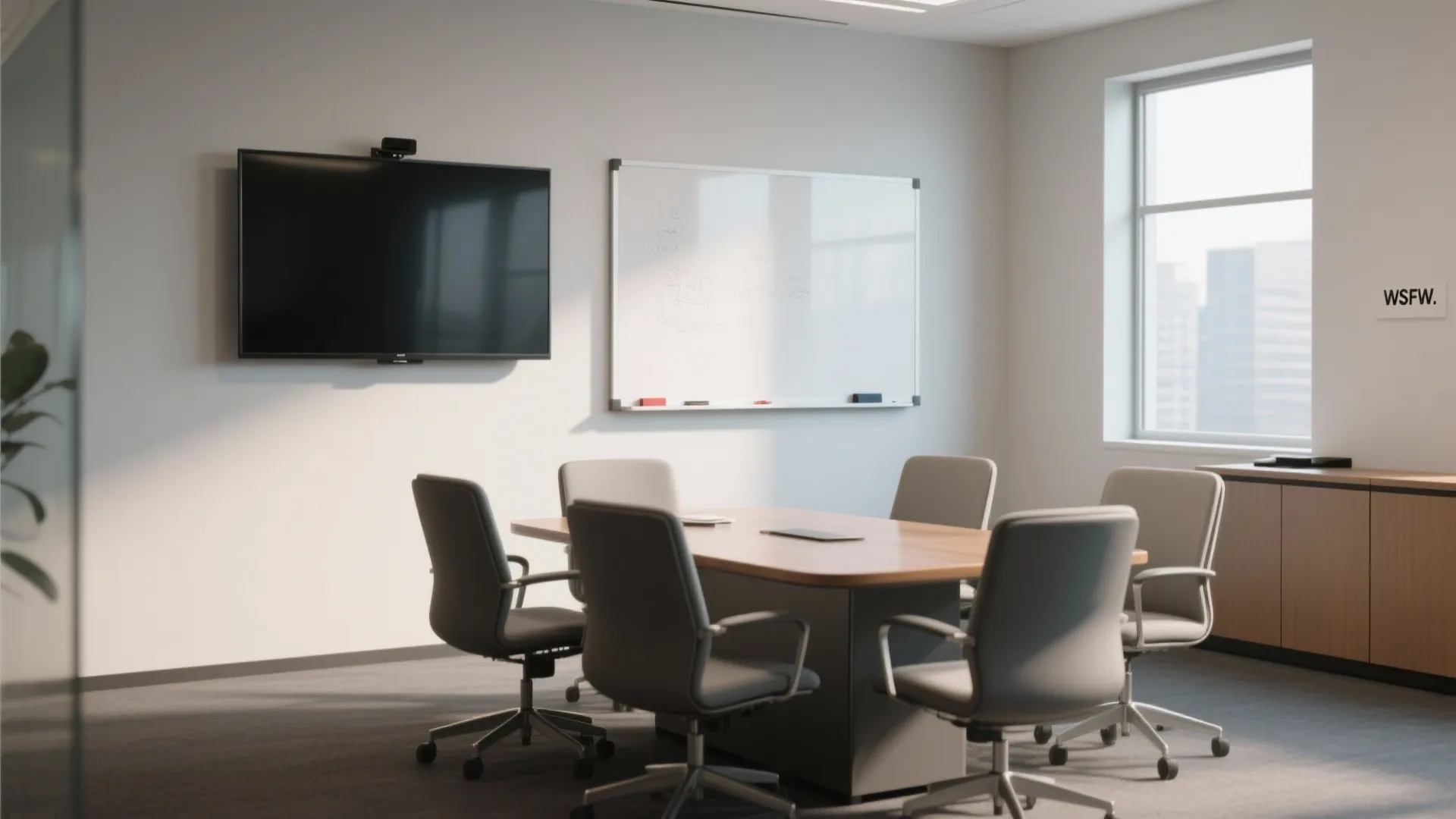 4. Integrated Whiteboard Panel