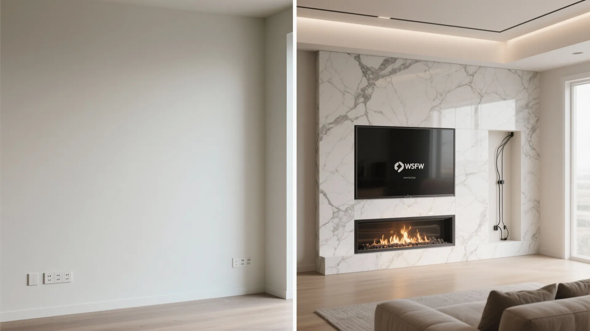 Practical Luxe: Fireplaces, TV Walls, and Niches