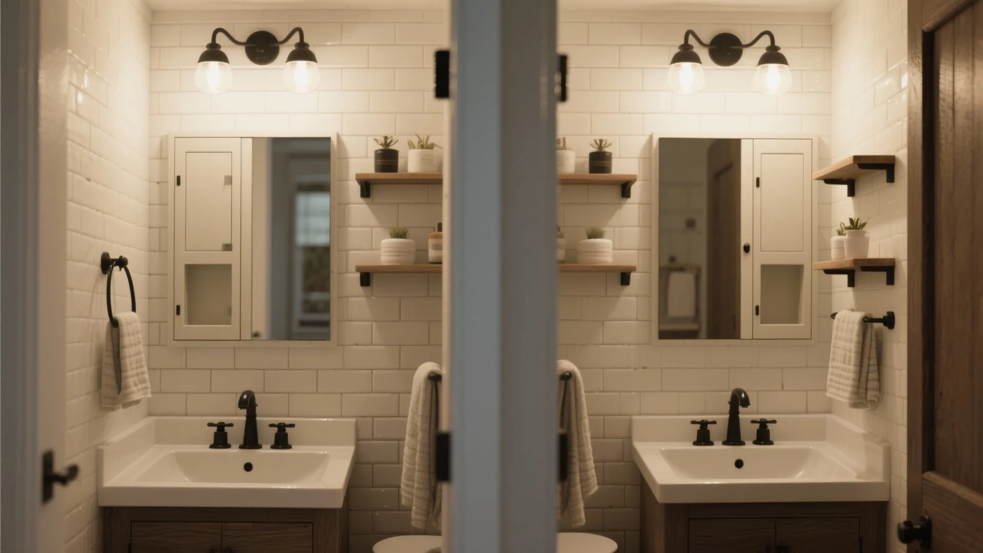 3. Two identical baths for shareable convenience