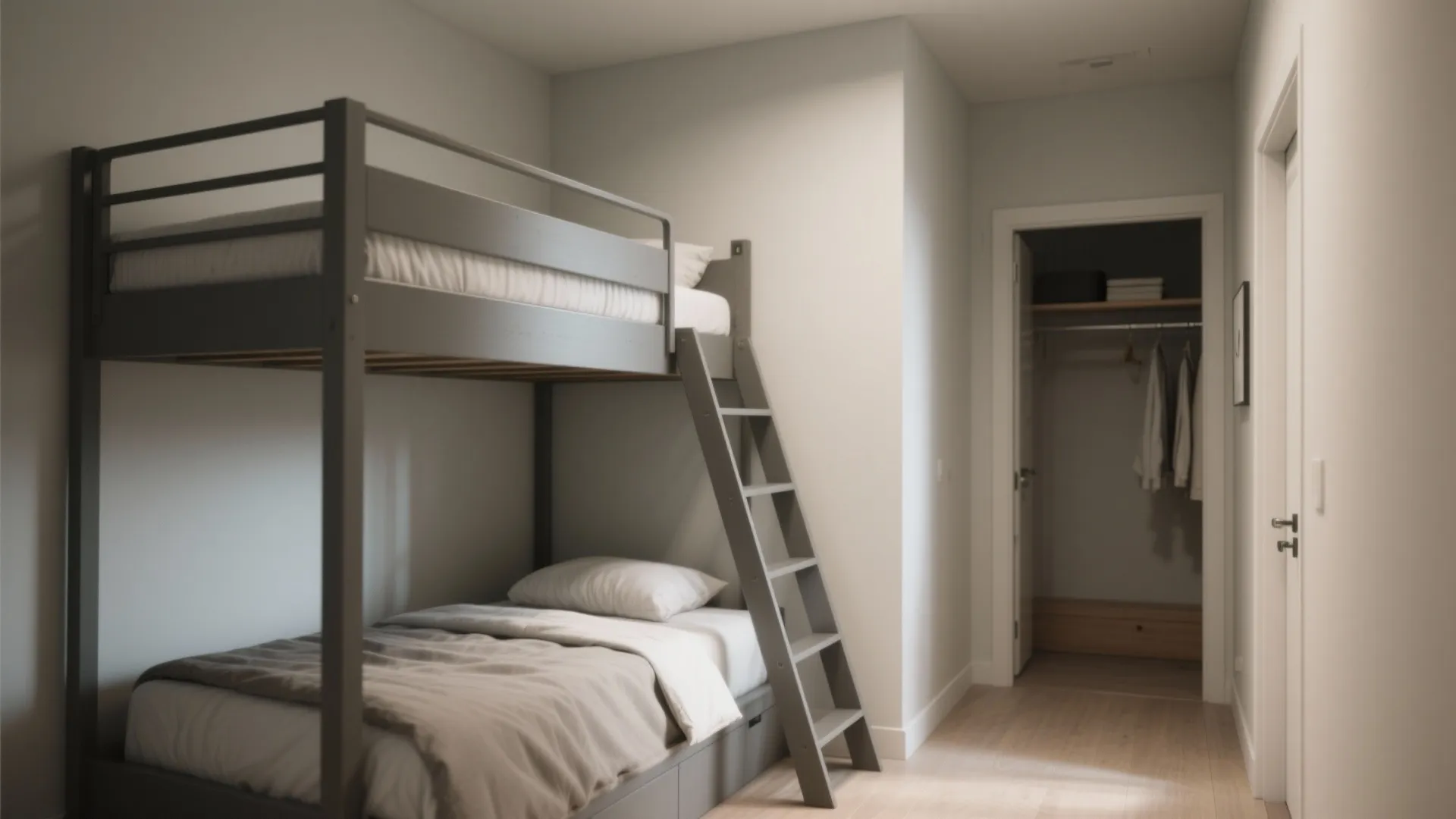 3. Twin-over-full with sliding ladder