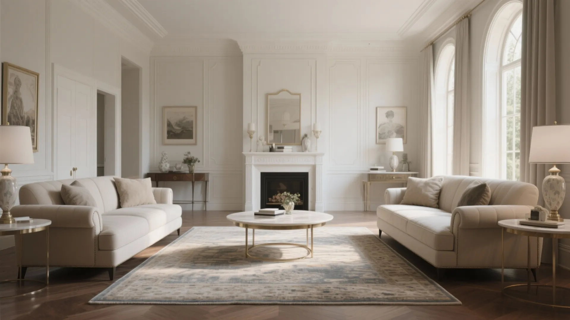 8. Creating Symmetry with Twin Sofas