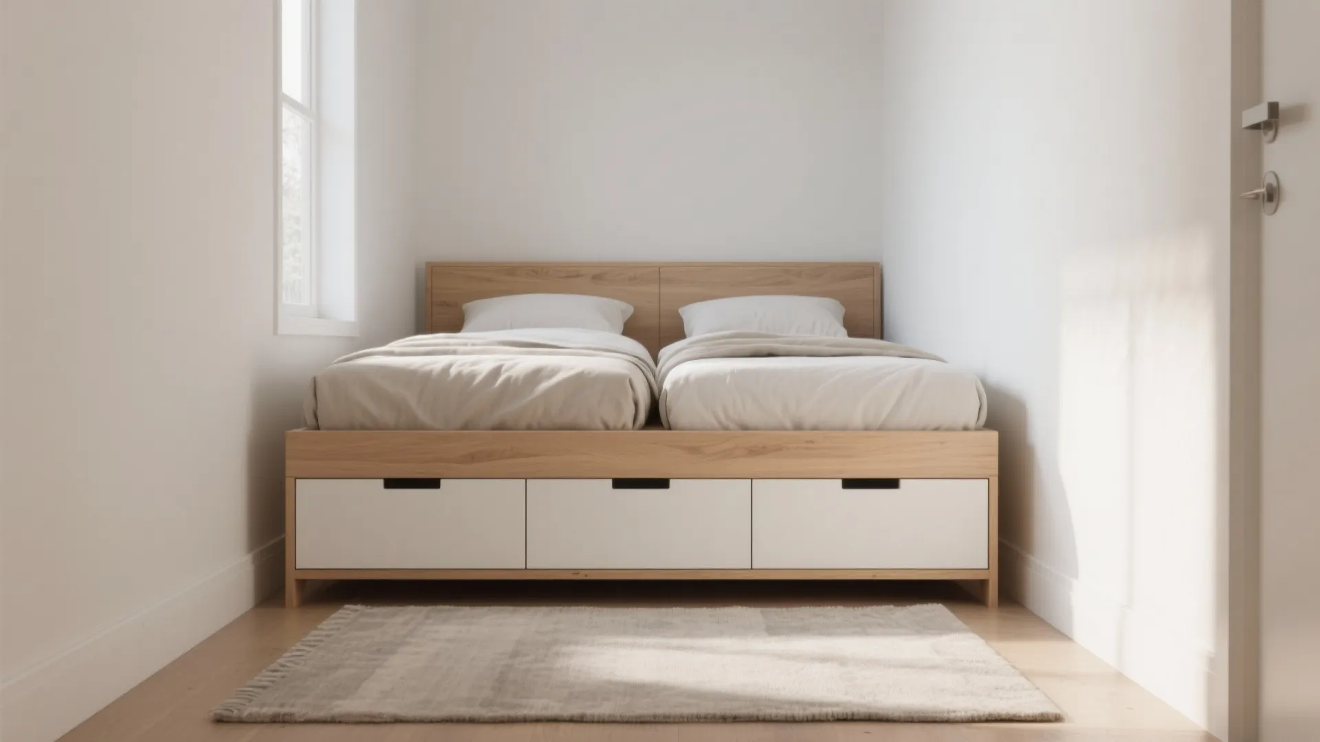 Minimalist Twin with Under-bed Storage