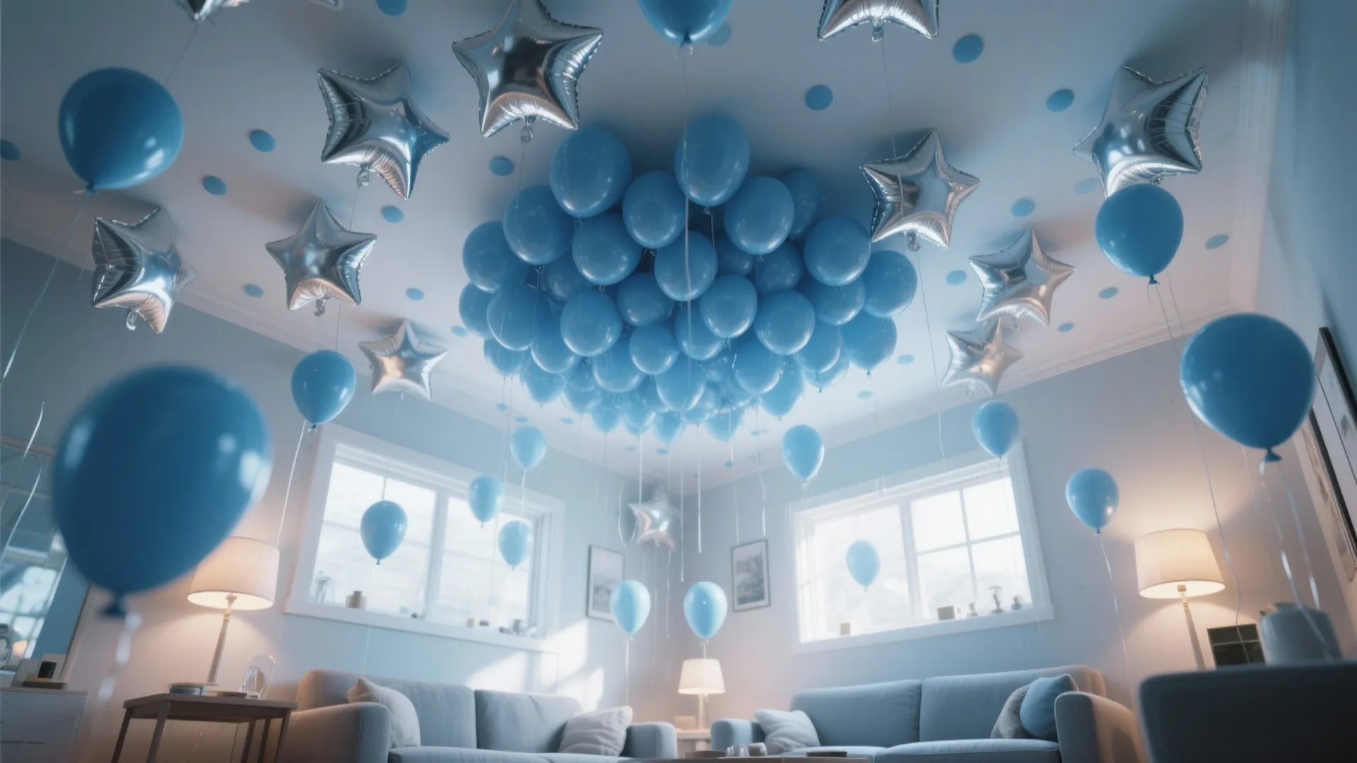 Twinkle Star Ceiling Balloons