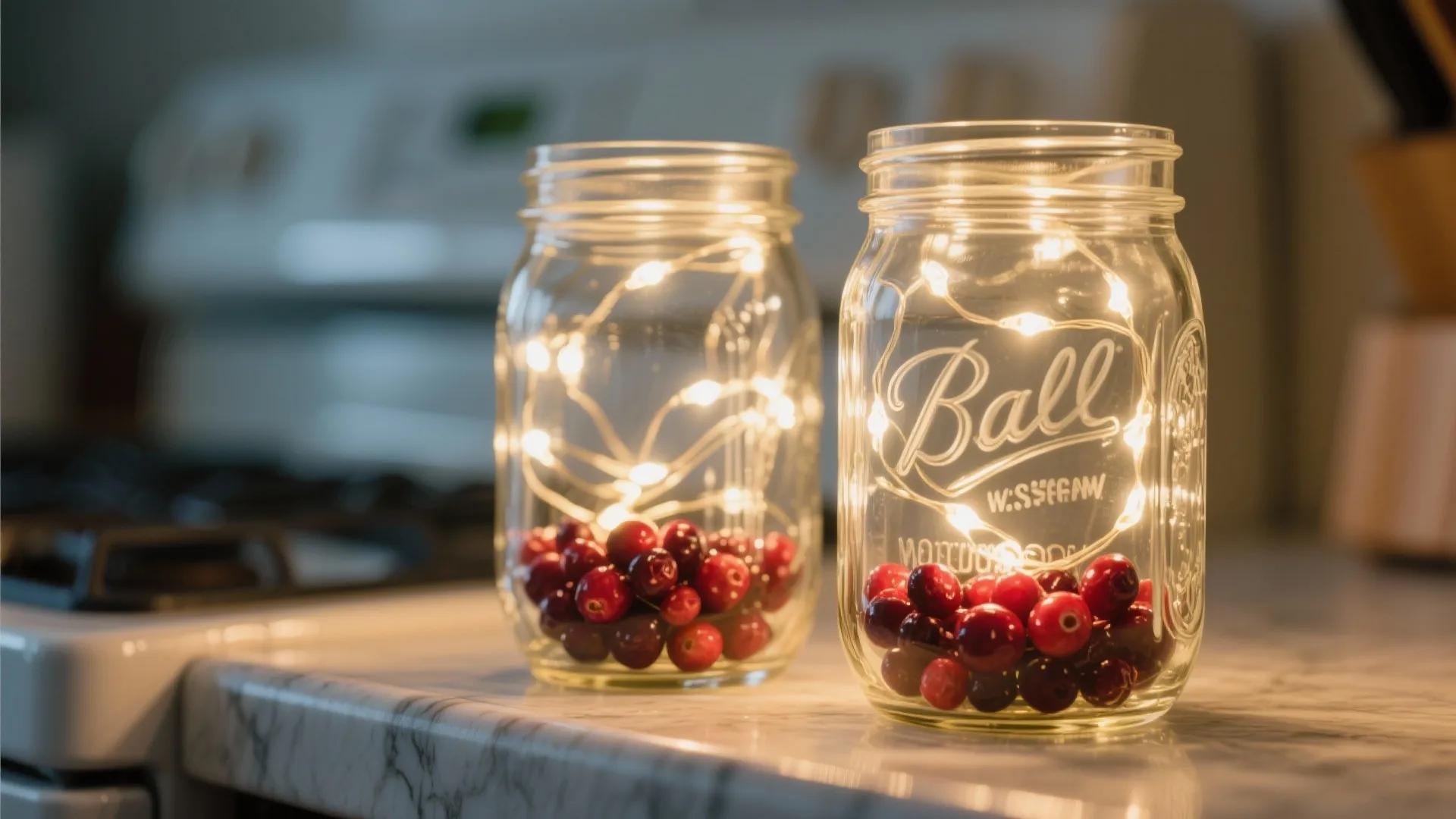 5. Twinkle Light Jars