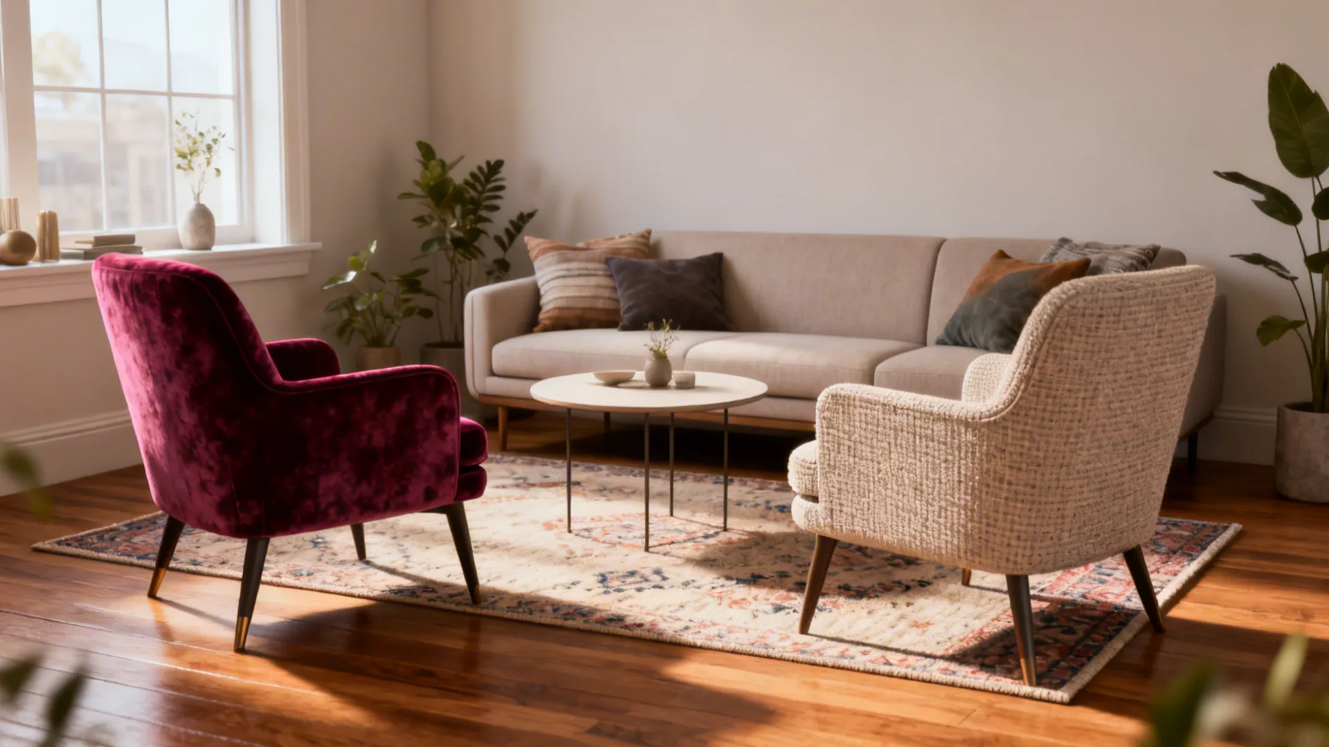 Two Accent Chairs: 5 Small-Space Ideas