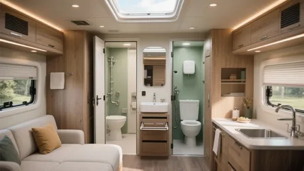 Motorhomes with 2 Bathrooms — 5 Small-Space Ideas