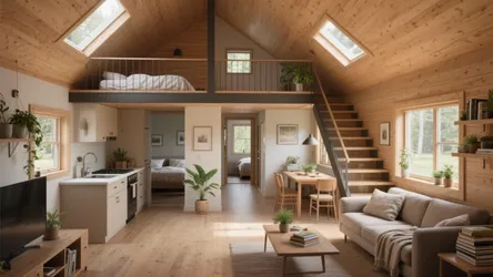 2-Bedroom Cabin with Loft: 5 Small-Space Plans