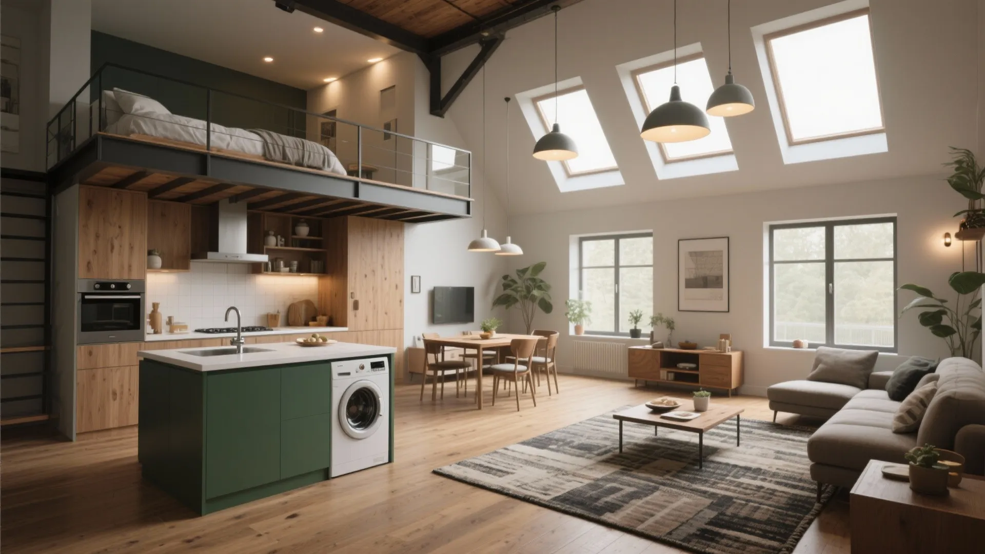 2 Bedroom Loft Ideas: 5 Space-Saving Plans: Smart 2 bedroom loft floor plans and creative layout ideas for small urban lofts