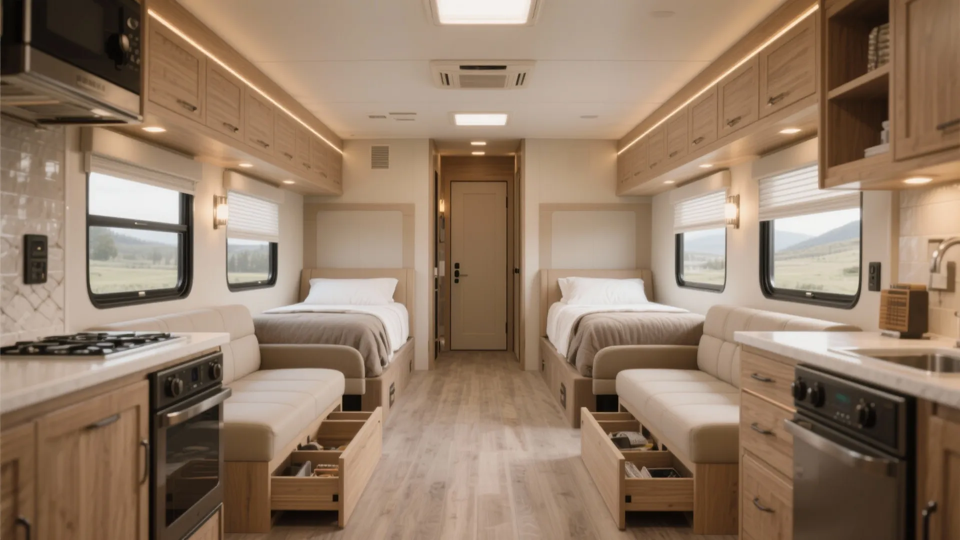 5 Small-Space Ideas for 2-Bedroom 5th Wheel Floor Plans: Creative layout tips I use to make 2-bedroom 5th wheels feel roomy, functional, and surprisingly stylish