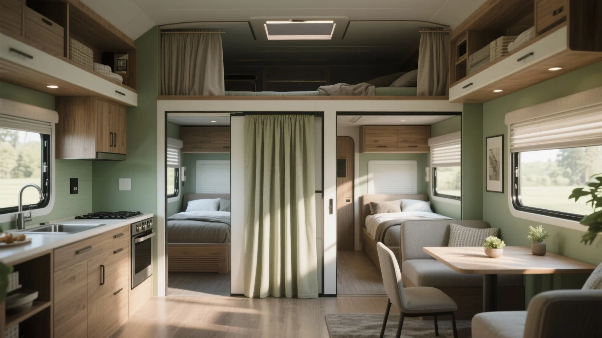 2-Bedroom RV Trailer Ideas — 5 Space-Saving Inspirations: Compact living, big ideas: five creative 2-bedroom RV trailer designs from a seasoned interior designer