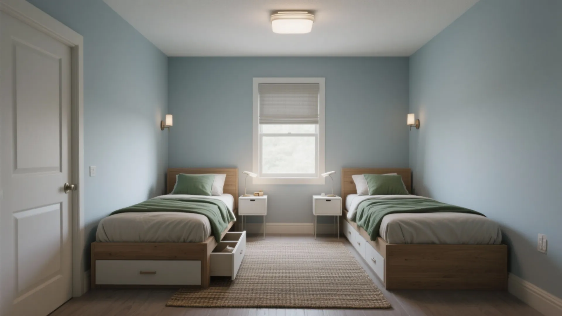 Small Bedroom Ideas with 2 Beds: Double the Comfort in Limited Space: Quick Fix: How to Arrange Two Beds in a Tiny Bedroom (1 Minute to Inspiration)