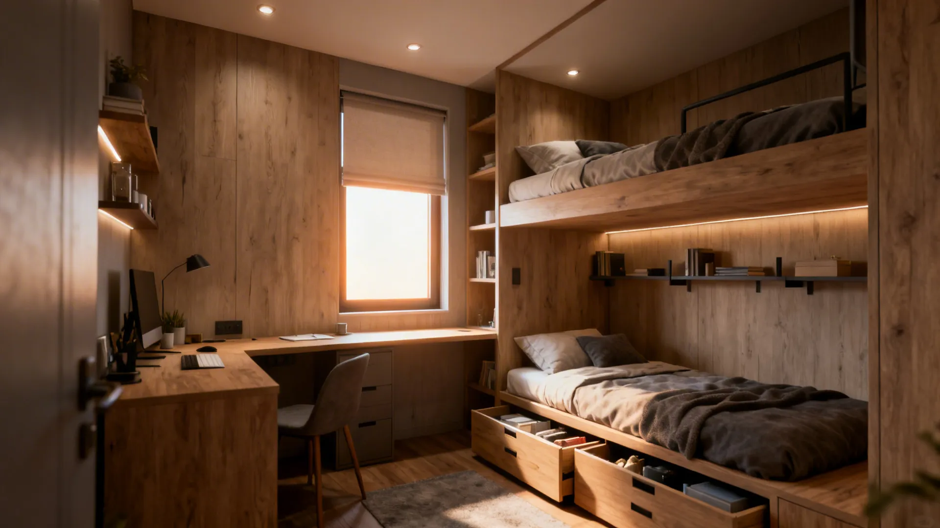 Fit Two Beds in a Small Room: 5 Smart Ideas