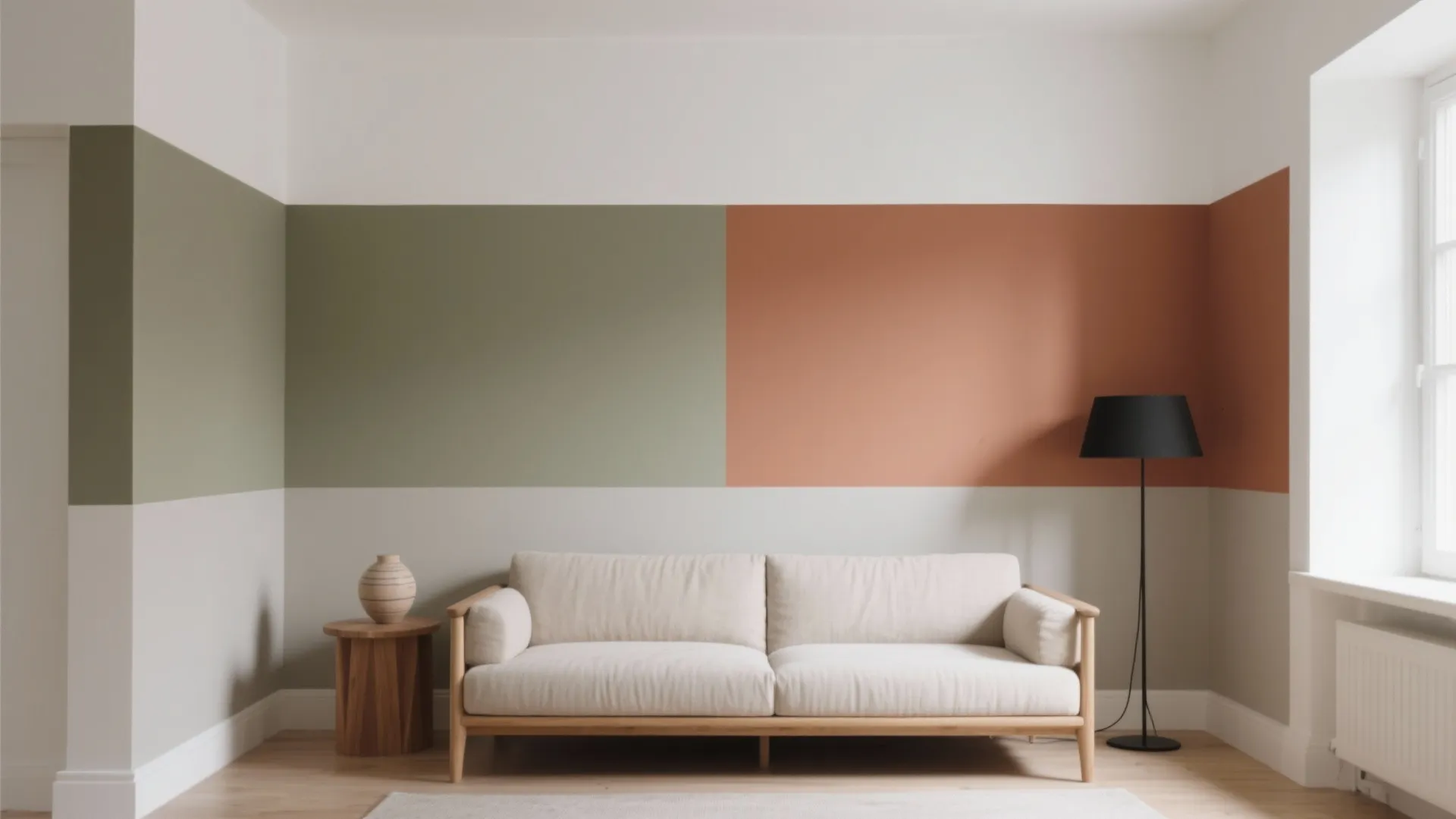 Small Room Feels Flat? Two Color Wall Design Fix