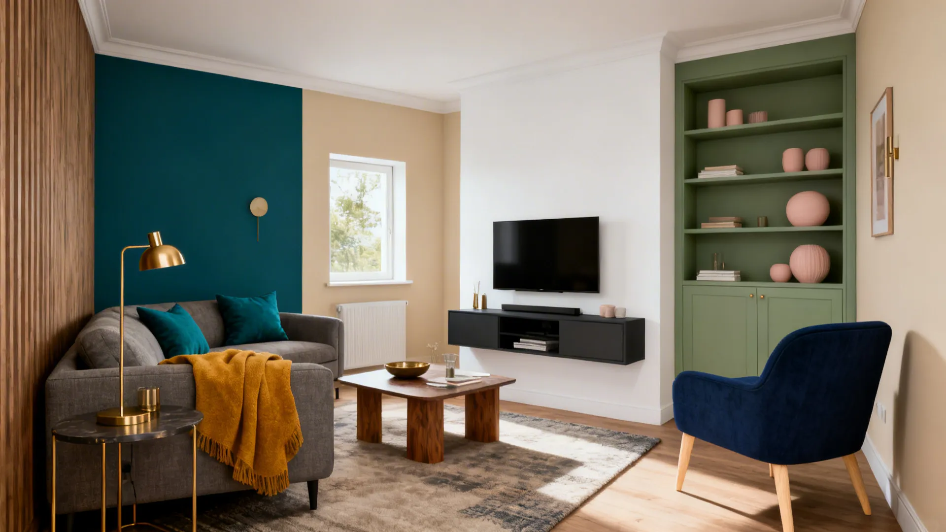 2 Perfect Two-Colour Living Room Combos: Practical two-colour combinations for small living rooms with real-life tips from a seasoned designer