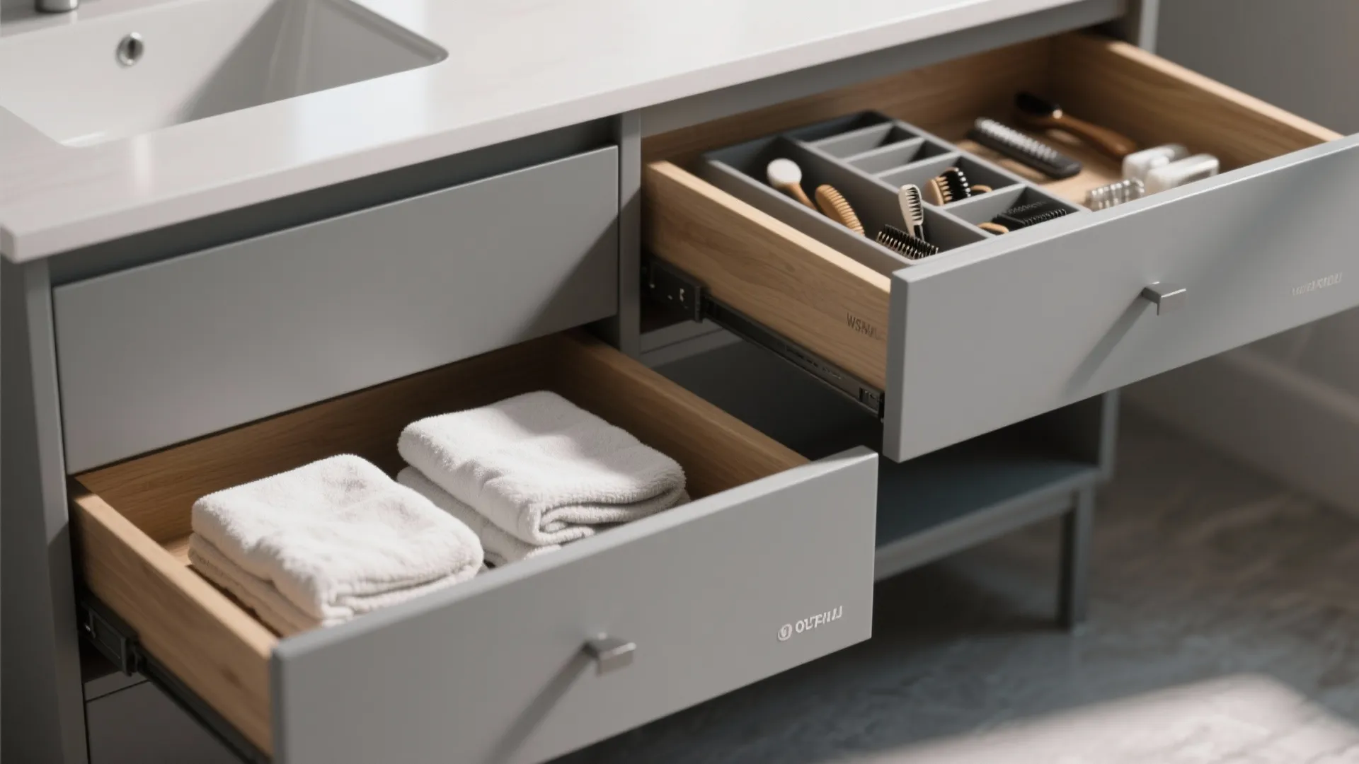 5. Two-drawer configuration for maximum organization