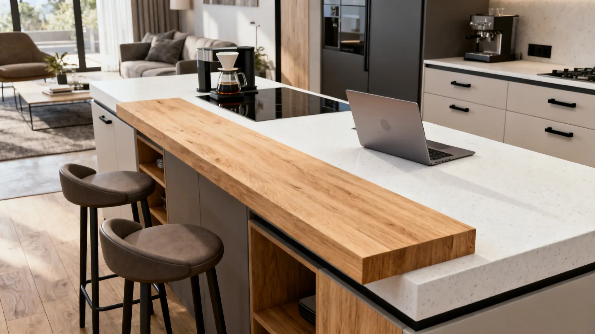 Idea 1: A Two-Height Peninsula That Does It All