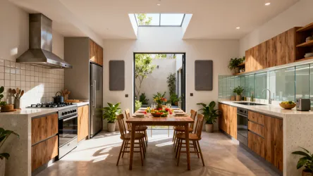 House designs for joint family with two kitchen: 5 ideas