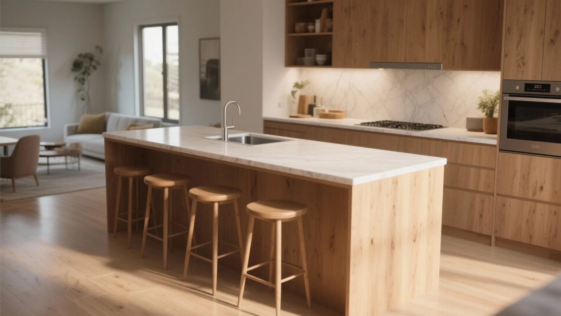 1. Two-Level Island for Flexible Zones