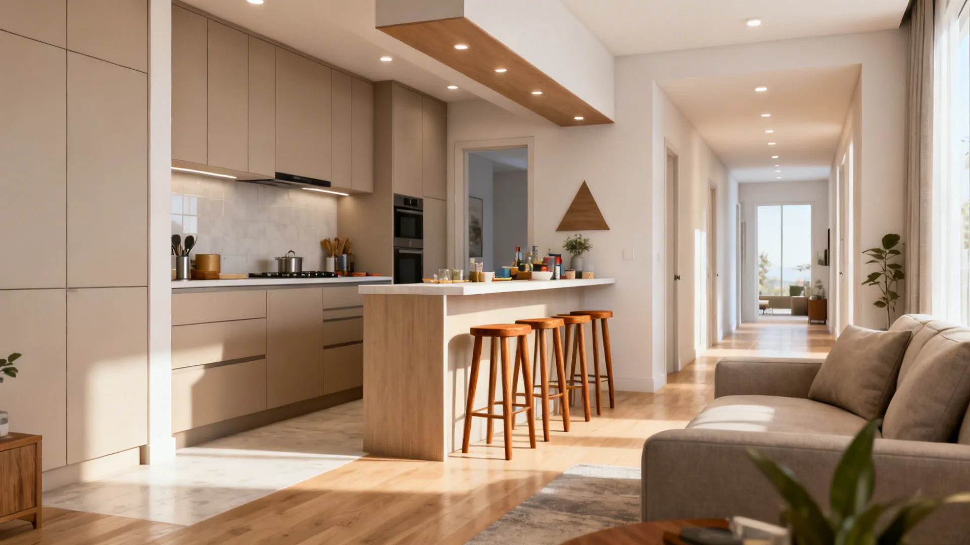 Zone With a Two-Level Peninsula