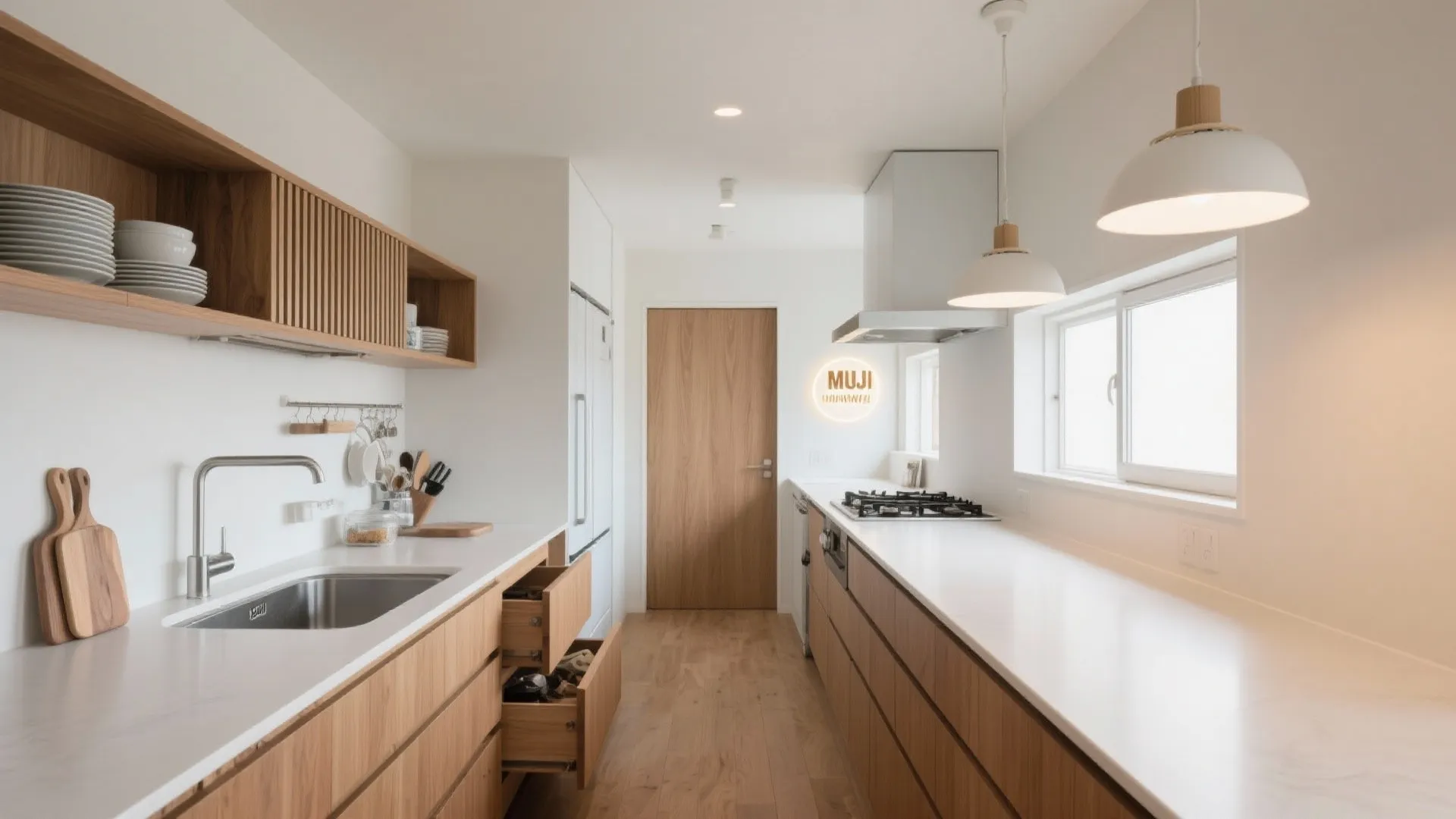 キッチンの回遊と食器の絶対数：収納技巧で“出しっぱなし”を撲滅