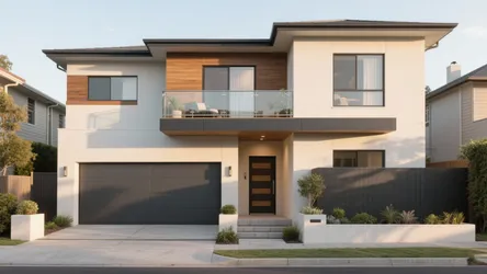 Two Storey House Plans with Balcony and Garage: 5 Ideas