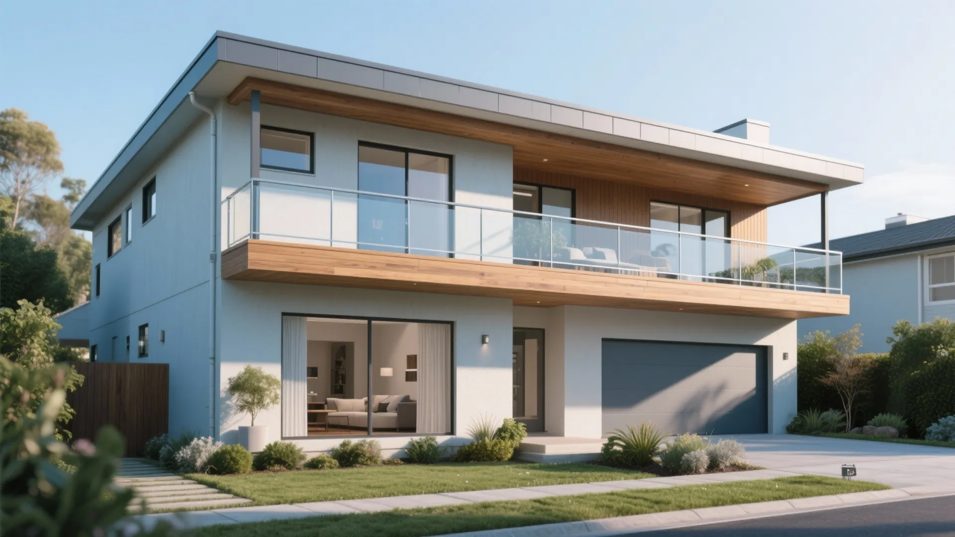 2-Story House Plans with Upstairs Balcony: 5 Ideas: Practical, stylish, and compact: my 5 best design inspirations for two-story homes with an upstairs balcony