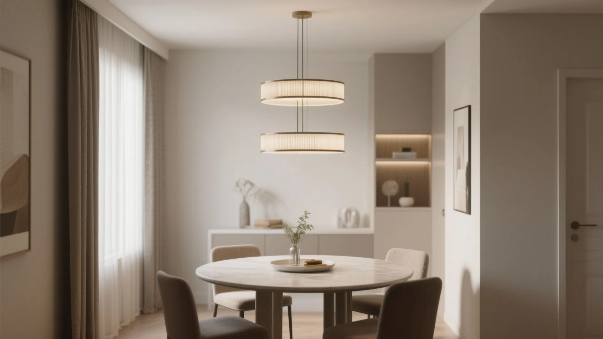 6. Two-tiered Modern Elegance