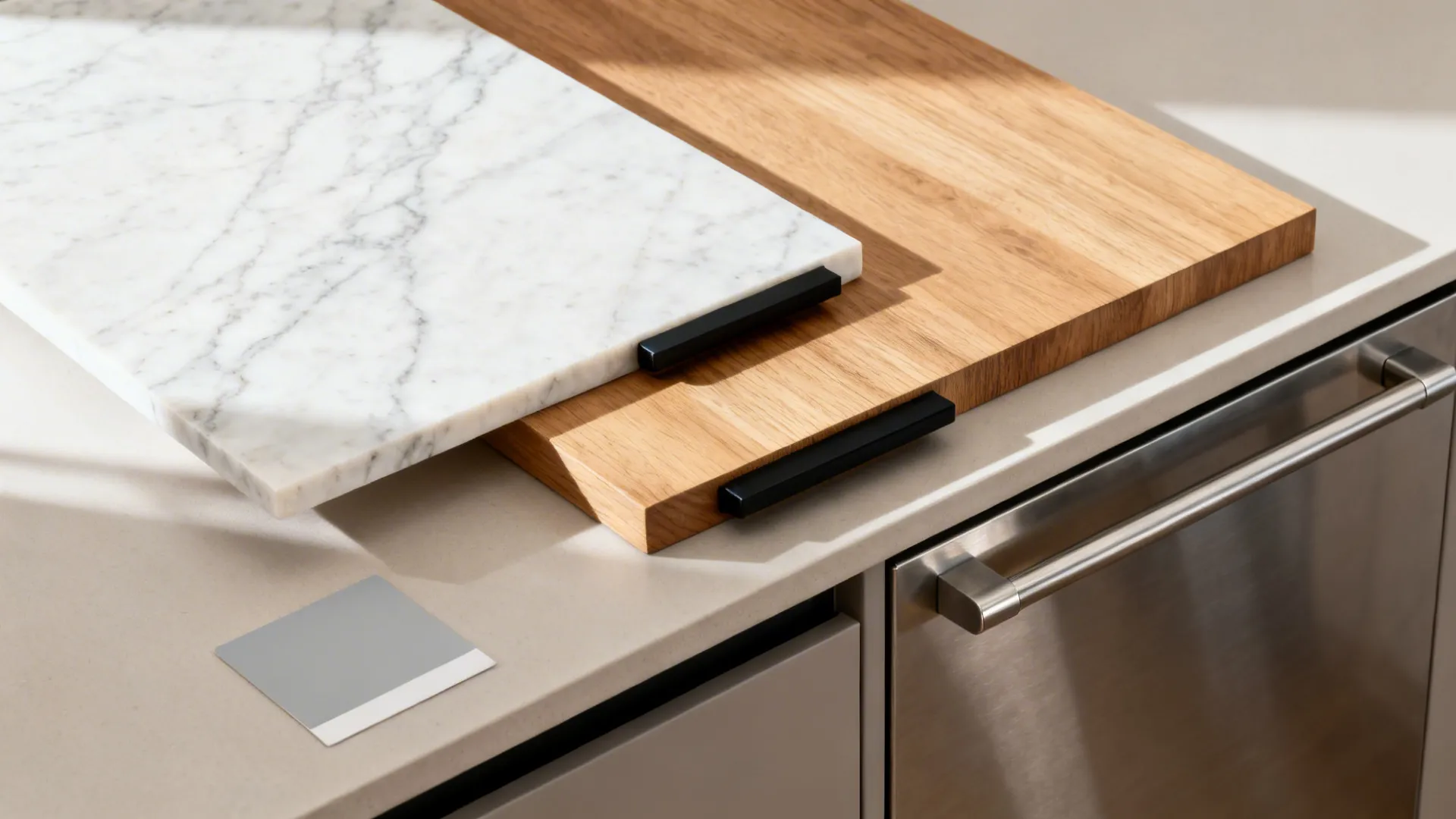 Two-Tier Counter: Prep Below, Perch Above