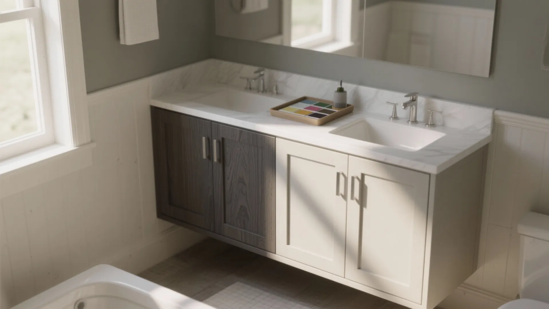 DIY Bathroom Cabinet Makeover: 5 Ideas: Practical, budget-friendly DIY bathroom cabinet makeover tips I use in real small-space projects