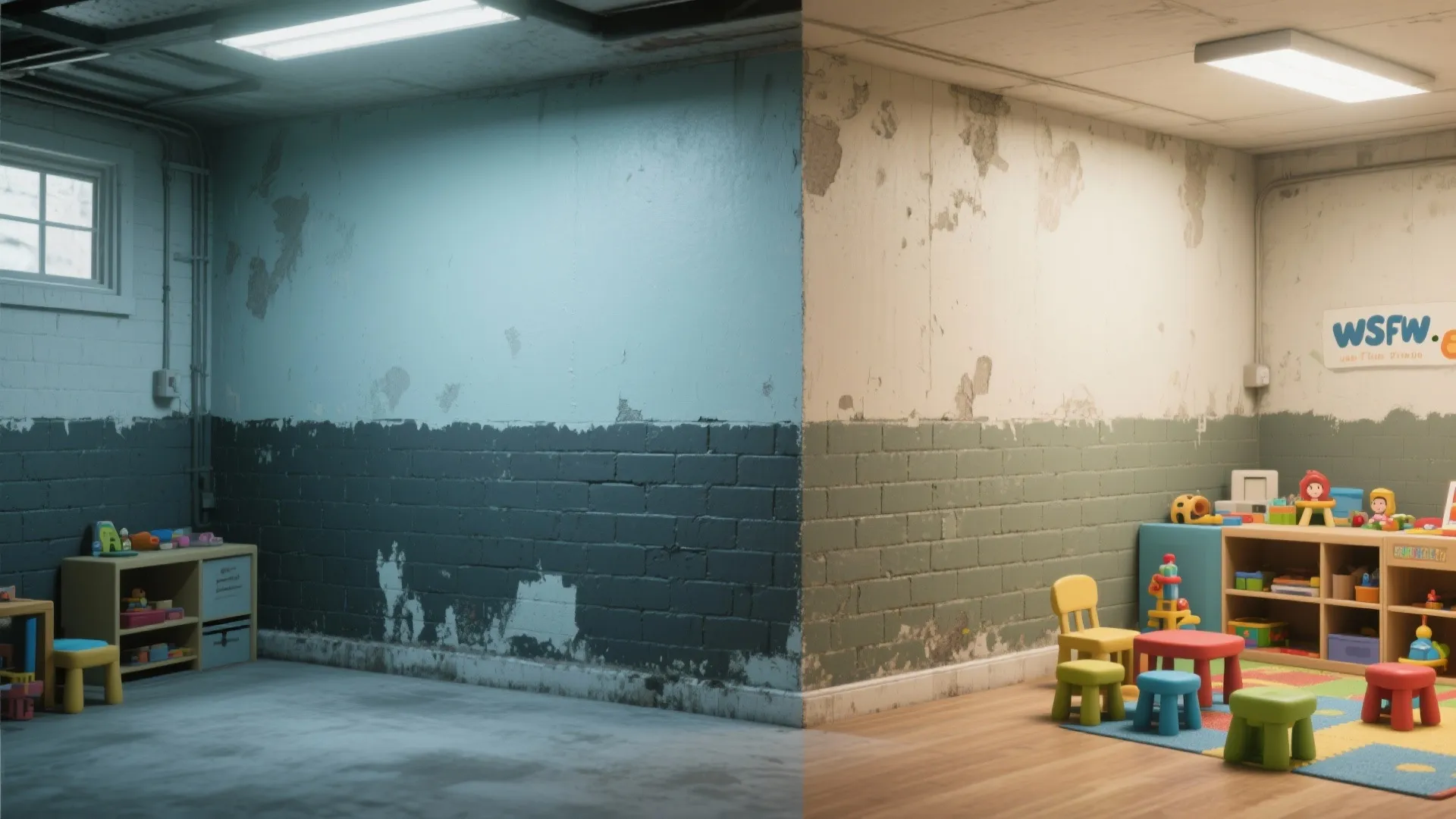 3. Two-Tone Treatment with a Durable Lower Coat